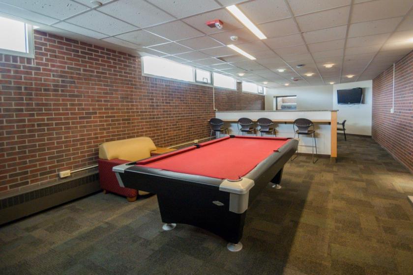 Centennial Towers billiards table